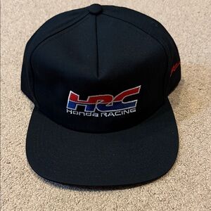 Black Cap with Red Accent